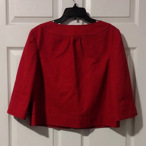 Ann Taylor fuchsia blazer size 10 - Picture 2 of 3